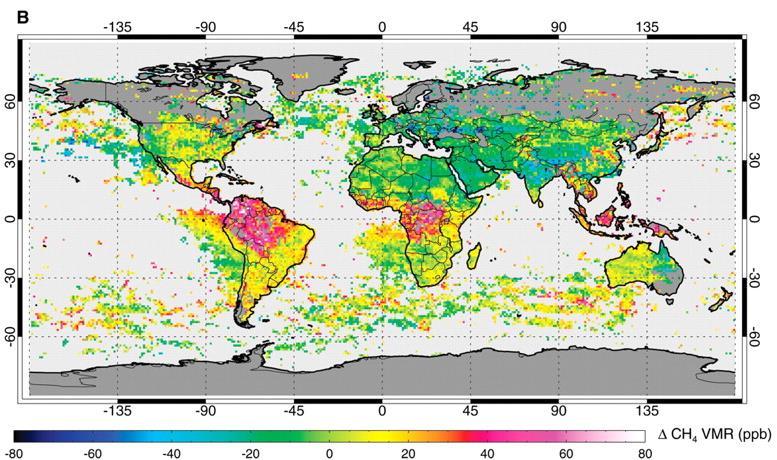 ότι οι πηγές μεθανίου στους τροπικούς λείπουν από τα μοντέλα Σημαντική πληροφορία για την αποτίμηση των