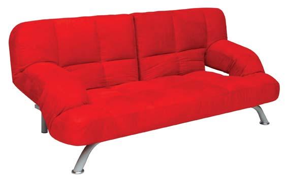 128 Καναπές - κρεβάτι πράσινο κεραμιδί κόκκινο