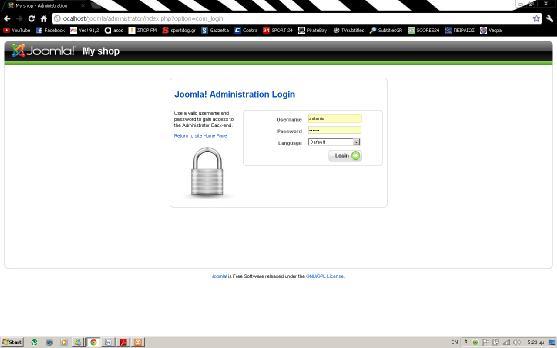 4.7 Διαχείρηση Περιεχομένου Joomla Για να εισέλθουμε στη σελίδα διαχείρισης αρκεί μόνο να