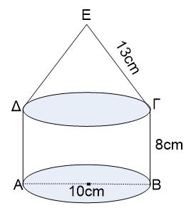 (α) Να δείξετε ότι η ακτίνα της βάσης του κώνου είναι 9. (β) Αν επιπλέον, το ύψος του κώνου είναι 40 να υπολογίσετε το εμβαδόν της κυρτής επιφάνειας του κώνου. 43.