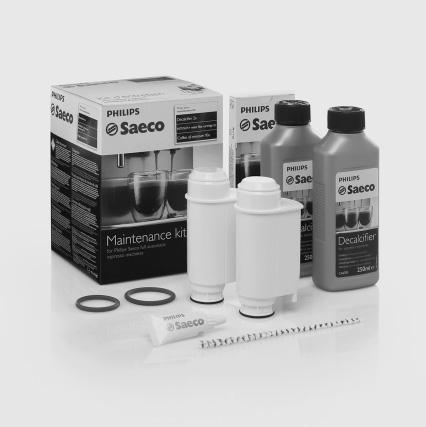ΕΛΛΗΝΙΚΑ 43 ΠΑΡΑΓΓΕΛΙΑ ΠΡΟΪΟΝΤΩΝ ΓΙΑ ΤΗΝ ΣΥΝΤΗΡΗΣΗ Για τον καθαρισμό και την αφαλάτωση χρησιμοποιήστε μόνο προϊόντα για την συντήρηση της Saeco.