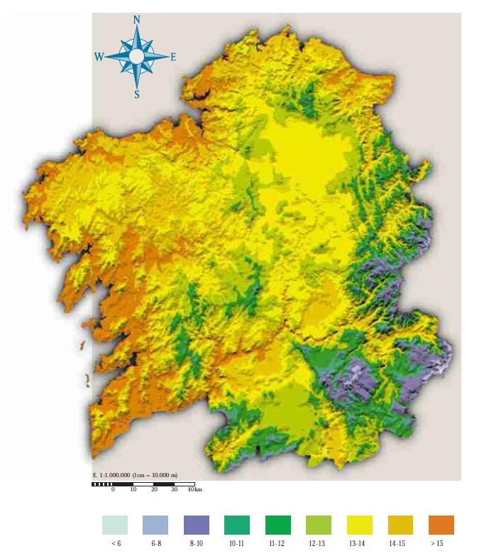 MEDIO FÍSICO XI.3.1.1 CLIMA A configuración do territorio e a presenza do mar inciden de xeito decisivo na diferenciación do territorio galego en canto ao seu clima.