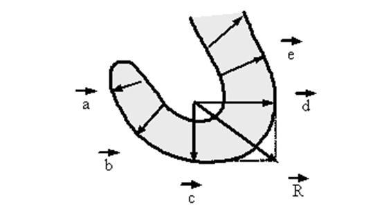 Proiecţia desfăşurată a acestei bucle, în funcţie de timp, pe o dreaptă din corpul omenesc, corespunzătoare unei derivaţii, reprezintă electrocardiograma (ECG) înregistrată în aceea derivaţie.