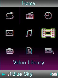 46 Αναπαραγωγή βίντεο Αναπαραγωγή βίντεο Μπορείτε να πραγματοποιήσετε αναπαραγωγή βίντεο που βρίσκονται στο "Video Library".