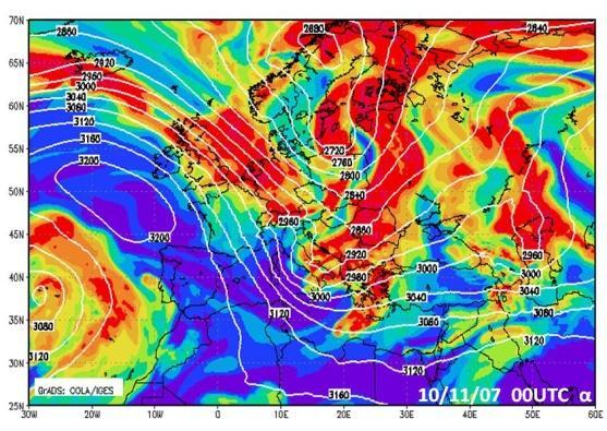 3.2.4 Σχετική υγρασία στα 700 hpa Σχήμα 3.