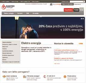 elektroenergetskih dejavnosti. Elektro Ljubljana bo še naprej skrbel za distribucijsko omrežje - vzdrževanje in gradnjo, izdajo soglasij in priklopov ter za meritve elektriëne energije.