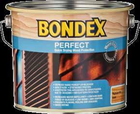 Bondex Perfect Υδατοδιαλυτό εμποτιστικό ξύλου νέας ακρυλικής τεχνολογίας.