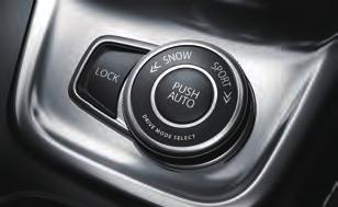 γίνεται όχι μόνο απόλυτα ασφαλής, αλλά και απολαυστική. 1 ALLGRIP Το σύστημα τετρακίνησης ALLGRIP διαθέτει τέσσερις λειτουργίες κατ' επιλογή του οδηγού: Auto, Sport, Snow και Lock.