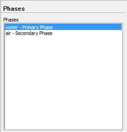 Εκεί ορίζεται το υλικό της κάθε φάσης με ένα όνομα που δίνεται σε κάθε φάση αφού την επιλέξουμε από το μενού «PhaseMaterial».