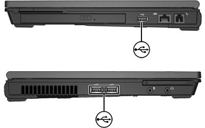 1 Χρήση συσκευής USB Η διασύνδεση USB (Universal Serial Bus) είναι µια διασύνδεση υλικού, η οποία µπορεί να χρησιµοποιηθεί για τη σύνδεση µιας προαιρετικής εξωτερικής συσκευής, όπως πληκτρολόγιο USB,