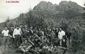 70 anos de Club En Celtas, nesa época, entre outros, movíanse veteranos socios, como José Delgado Fernández (Pepe Delgado), irmáns Ciurana, Anos 40 MONTAÑEIROS CELTAS 70CLUB Antonio Álvarez, Benigno