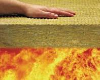 ele mai importante caracteristici ale acestui material sunt inflamabilitatea, termnoizolaţia (conductivitate termică mică) şi proprietăţile de absorbţie a zgomotului.