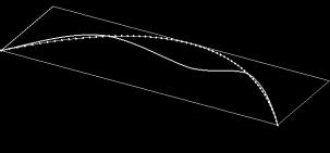 (a) Fig. 3: lan view (a) and composite cross section (b) of curved bridge deck.