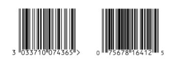 5.3 Linear Barcodes Τα Linear Barcodes είναι μία οπτική αναπαράσταση δεδομένων προκειμένου να καθίστανται εύκολα αναγνώσιμα από μηχανήματα.