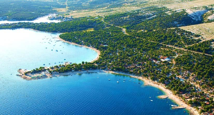 Građevinsko zemljište (Otok Pag) 120 / m2 Građevinsko zemljište namijenjeno izgradnji hotelsko-apartmanskog naselja u uvali Dražica -Šimuni,