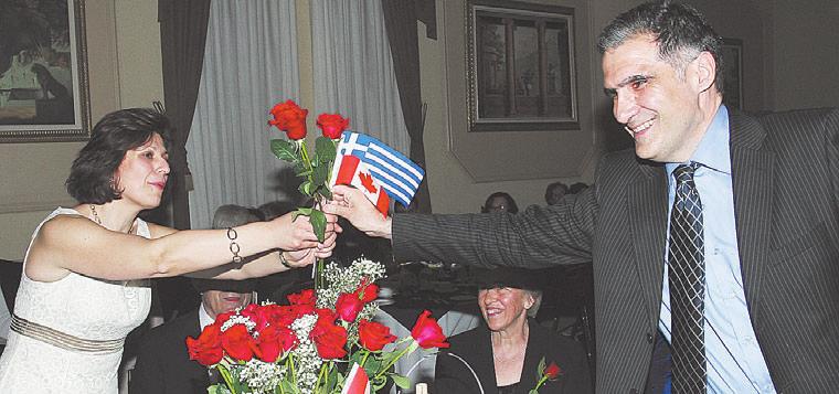 Βρυζιδου και τον πρόεδρό τυ Γιάννη Βουρινάρη.