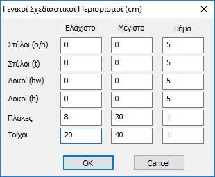 Η τιμή του Συντελεστή Βαρύτητας λαμβάνει τιμές από 0 από έως 1 και καθορίζει το ποσοστό συμμετοχής του κάθε κριτηρίου στη βελτιστοποίηση.