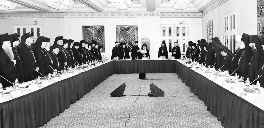 The Assembly drew 55 of the 65 hierarchs in the region. Health reasons prevented the others from attending.