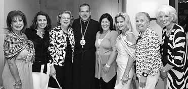 from right) with Bishop Andonios of Phasiane, spiritual advisor