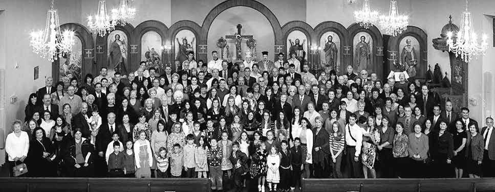 (below) Newly inducted Archons at the Archdiocesan Cathedral of the Holy Trinity in New York City.