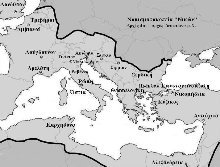 ΧΑΡΤΗΣ ΝΟΜΙΣΜΑΤΟΚΟΠΕΙΩΝ