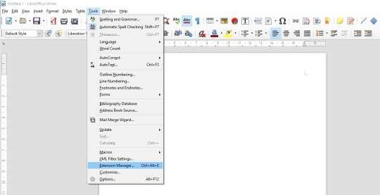 Στο LibreOffice 1. Κλείσε το Writer του LibreOffice 2. Aπό το Mendeley Desktop επίλεξε Tools > Install MS LibreOffice Plugin. 3. Άνοιξε το writer του LibreOffice 4.