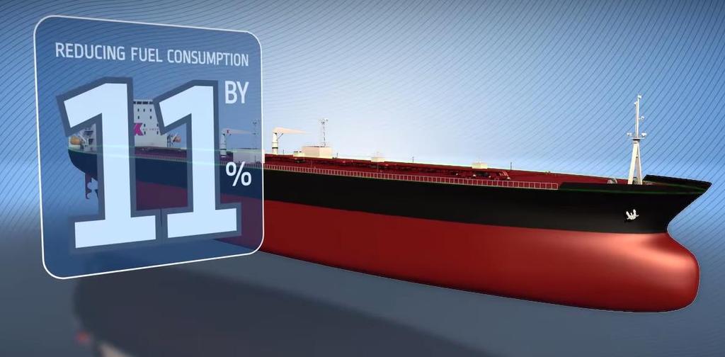 Εικόνα 11- Σχέδιο για tanker Σύμφωνα με τις τελευταίες σχεδιαστικές μελέτες με την σωστή αύξηση του μήκους του καραβιού και μείωση του πλάτους μπορεί να