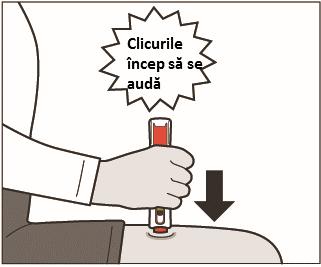 injecția. În acest caz, trebuie să contactați medicul, asistenta sau farmacistul. Pasul 7: Scoateți stiloul injector (pen) Zinbryta din locul de injectare a.