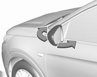 Εξωτερικοί καθρέπτες Σφαιρικό σχήμα Ο κυρτός εξωτερικός καθρέπτης στην πλευρά του οδηγού περιλαμβάνει μια ασφαιρική περιοχή και μειώνει τα "τυφλά" σημεία.