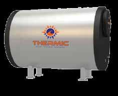 Horizontal loor standing Domestic Hot Water storage tanks Material: teel sheet 6mm / 7mm Protection oating: Epoxy resin coating. node rod protection: ø32 X 500 (4 Nr.
