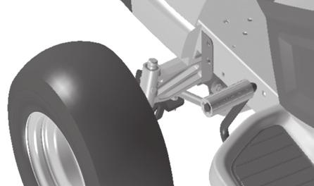 3 3 3. Koppling/bromspedal Används för att frigöra kopplingen och bromsa traktorn och starta motorn. 3. Clutch-/bremsepedal Brukes for å koble ut, bremse traktoren og for å starte motoren. 3. Kobling-/bremsepedal Bruges til udkobling og bremsning af traktoren og til at starte maskinen.