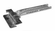 3.5 Piese suspendare tip Nonius (superioară, inferioară, prelungitor, conector) marca Rigips, pentru montajul plafoanelor rezistente la foc sau cu greutate mare Piesă suspendare tip Nonius -