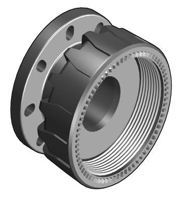 Accesorii pentru robineți cu bilǎ și supape de sens cu scaun în Unghi Set flanșǎ standard ISO și DIN pentru (PVC-U) Conform standardelor și normelor DIN 2501, EN558-1 (doar pentru seria VKD Robineti