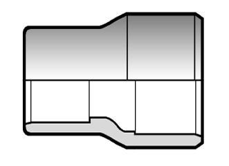 Profile cu Asamblare prin Lipire - Reducții DIMENSIUNI METRICE ISO RIV Reducție concentricǎ lungǎ, cu asamblare prin lipire d x d2 x d1 PN Cod Articol Euro mbala 16 x 12 16 RIV016012 0,57 10 800 04