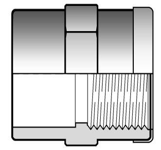 TIMV d x R PN Cod Articol Euro Profile cu Asamblare prin Lipire - Extensii DIMENSIUNI ISO-BSP T-egal de 90, la douǎ capete sunt netede pentru asamblare prin lipire, al treilea capǎt cu filet interior