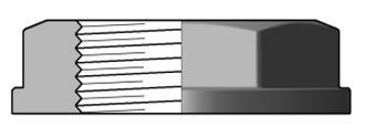 Rezervor, la capǎt cu asamblare prin lipire cu filet exterior și piulițǎ, (Garnitura din EPDM sau FPM ) Euro FPM Cod Articol Euro mbala 16 x 3/4" x 1/2" 16 LIFV016034012E 14,03