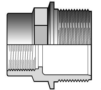 4,35-40 04 2 1/2" x 2" 16 NRFV212200 9,55-12 05 3" x 2 1/2" 16 NRFV300212 18,71-16 04 4" x 3" 16 NRFV400300 28,48-8 04 RFV Niplu cu reducție, asamblare la un capǎt cu filet exterior la celǎlat capǎt