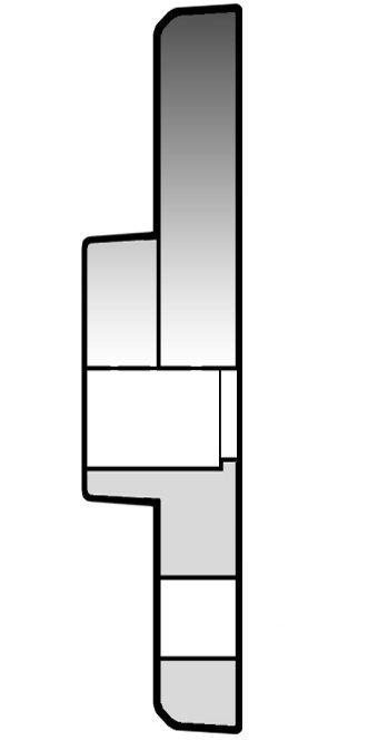 Repere cu asamblare prin lipire - Adaptori de Flansǎ MǍRIMI STANDARD BS INCH QLV Adaptor de flanșǎ cu striații DIN 8063 PN10/16 pentru garnituri plate, asamblarea prin