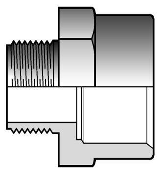 GLFV Repere cu asamblare prin lipire - Adaptori MǍRIMI STANDARD BS-BSP ADAPTOR Cot de 90, pe o parte cu asamblare prin lipire, BS cealaltǎ parte asamblare cu filet interior d x R Clasa Cod Articol