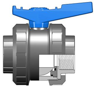 Robinet cu Bilǎ cu 2 cǎi seria VE Date Tehnice > > Dimensiuni Disponibile: DN65 - DN100 (2 1/2-4 ), Versiunea Compacta Conform Standardelor ISO7508 III.