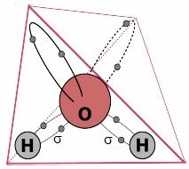 Pentru ecranarea sarcinilor, atomii de hidrogen atrag perechile de electroni neparticipanţi