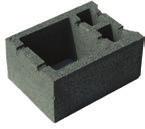kg 20 03 01 cementno siva 0,86 1,05 Betonski ZIDAK NBB30 20 04 kos 29 x 19 x 39 12,5 /m² ~24 kg 63 kos ~ 1560 kg 20 04 01 cementno siva 0,97 1,18 Betonski VOGALNIK 20 20 50 kos 19 x 19 x 39