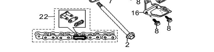 REAR SWINGING ARM-45 19 52112-SM10-0000 IDLER ROLLER 1 F45-33 20 90469-SM10-0500 WASHER 5 1 F45-34 21 94060-05000-000 NUT M5 1 F45-35 22