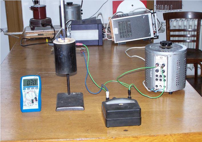 autotransformator proba - metal o ~ o cuptor electric Ω A Figura 3.