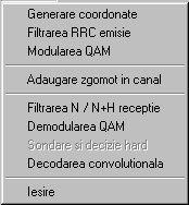 În mod concret programele scrise în C (programele rulează sub sistemul de operare DOS) realizează generarea datelor, modularea TCM, introducerea zgomotului şi/sau a altor distorsiuni, iar fazorii