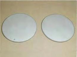 Elemente active (discuri, inele) din material piezoceramic aparţinând sistemului titanat-zirconat de plumb Pb (Ti, Zr)O 3 modificat cu niobiu (Nb) Descriere Elemente active din materiale