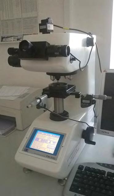 Captarea imaginii digitale oferă posibilitatea de a face o analiză metalografică a probei, înainte şi după lasarea