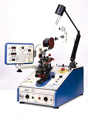 Execuţie bobine cilindrice pe maşina TAK-01, producător NITTOKU, Japonia Caracteristici tehnice: Dimensiune conductor 0,01 1,2mm, Domeniul de lucru longitudinal