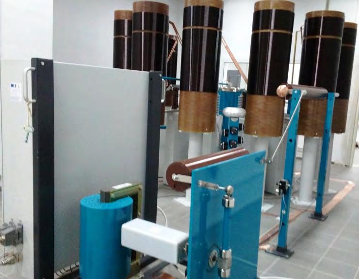 F. ÎNCERCĂRI ELECTRICE DE CURENŢI INTENŞI ÎN REGIM TRANZITORIU pentru cercetare-dezvoltare de sisteme de protecţie de joasă-medie şi înaltă tensiune Domeniu de utilizare: Producerea impulsurilor de