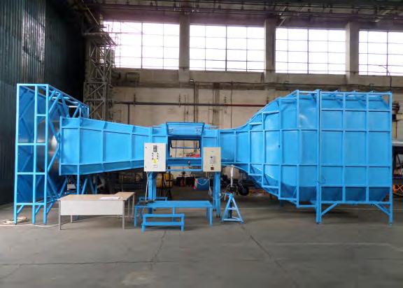 şi vertical, subansamble active din punct de vedere aerodinamic pentru microturbine eoliene şi pentru modele la scară de turbine eoliene, diferite testări aerodinamice pentru repere şi subansamble